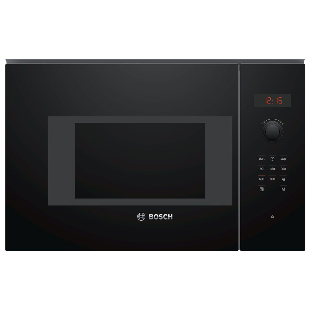 Bosch BFL523MB0B Series 4 Built In Microwave For Wall Unit - BLACK