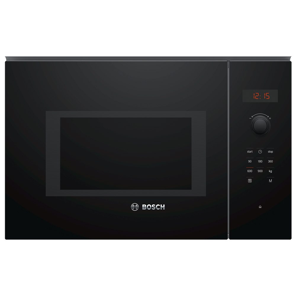 Bosch BFL553MB0B Serie 4 Built In Microwave For Tall Housing - BLACK