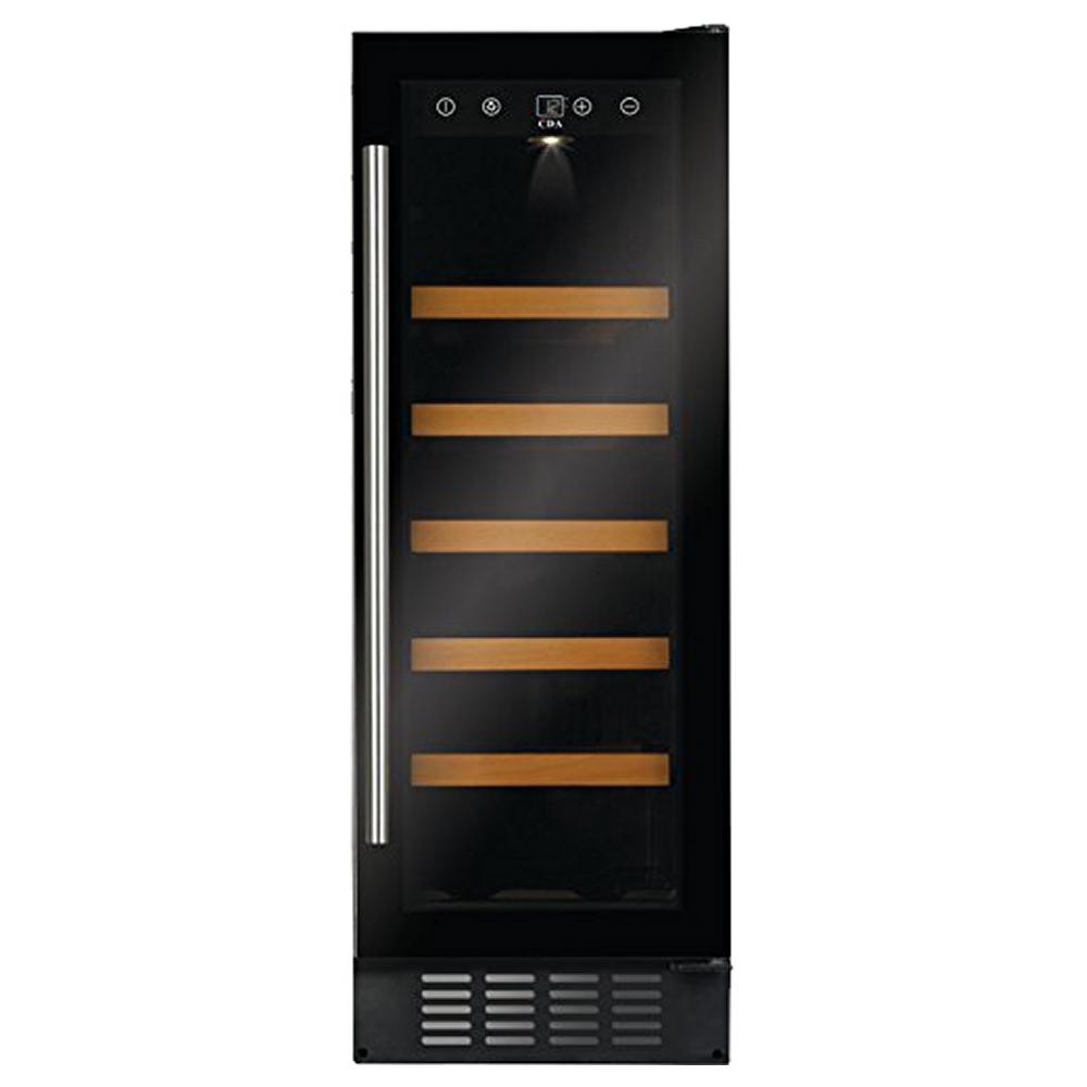 CDA FWC304BL 30cm Undercounter Wine Cooler – BLACK