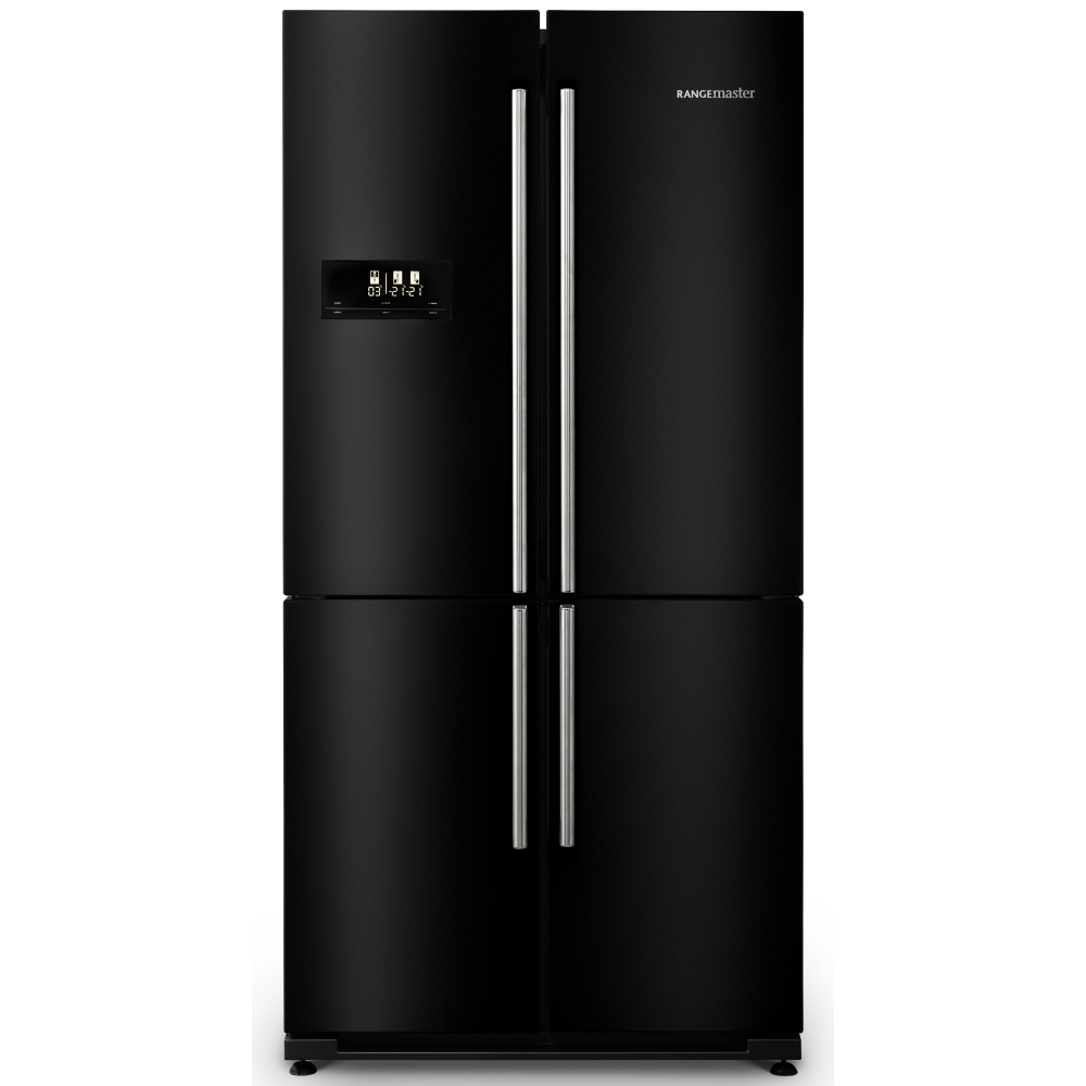 Rangemaster Rsxs18bl C French Style Four Door Fridge Freezer Non