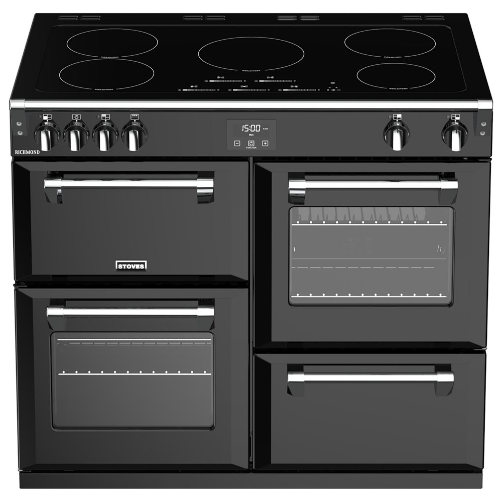 Stoves RICHMOND S1000EIBK 4460 Richmond 1000mm Induction Cooker BLACK Appliance City