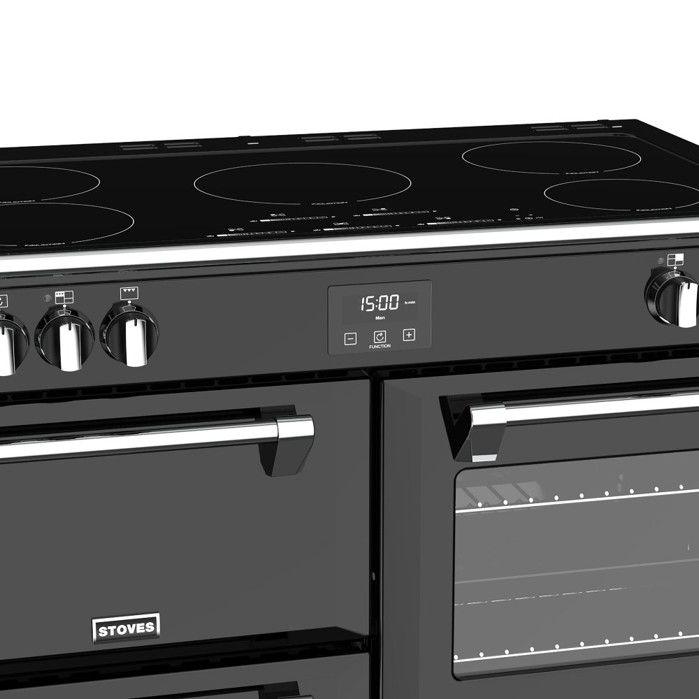 Stoves RICHMOND S1000EIBK 4460 Richmond 1000mm Induction Cooker BLACK Appliance City
