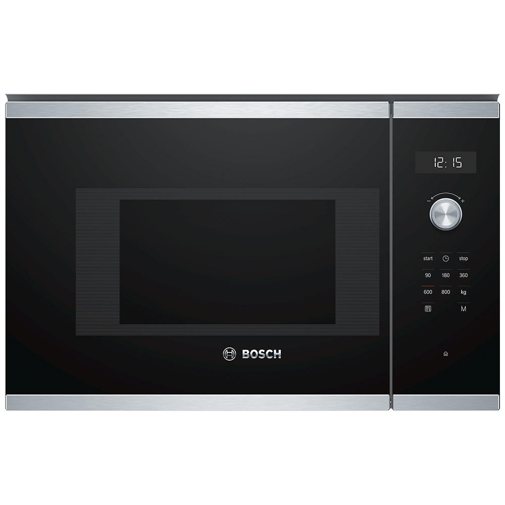 Bosch BFL524MS0B Serie 6 Built In Microwave For Wall Unit - STAINLESS STEEL