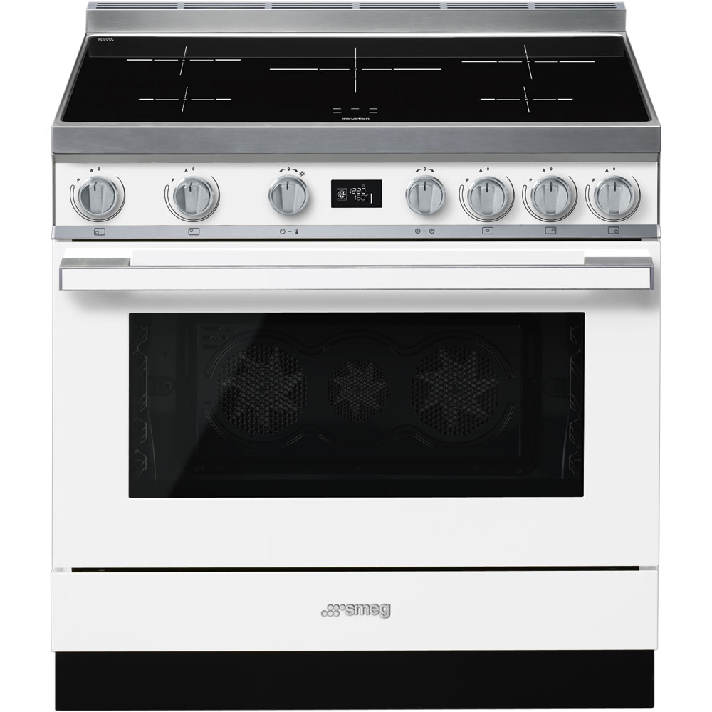 Smeg Cpf9ipwh 90cm Portofino Pyrolytic Induction Range Cooker