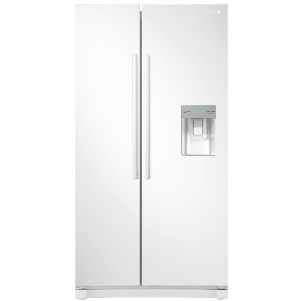 Samsung RS52N3313WW American Style RS3000 Fridge Freezer With Non Plumbed Water Dispenser - WHITE