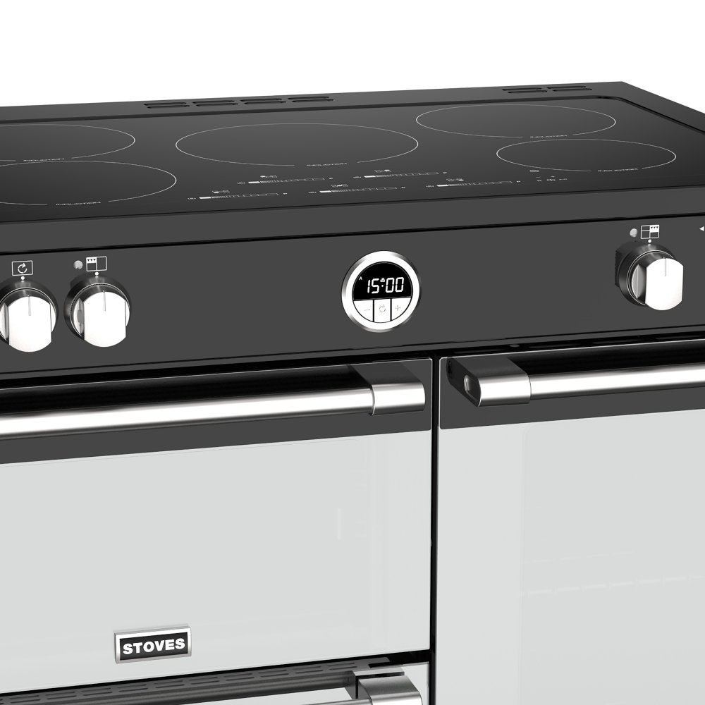 Stoves STERLING DX S900EIBK 4939 Sterling Deluxe 90cm Induction Range