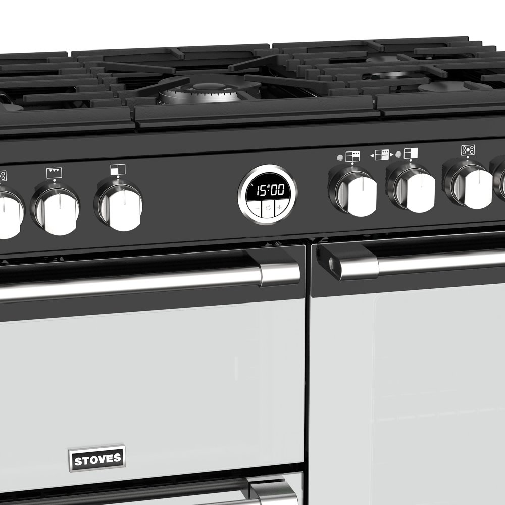 Stoves STERLING DX S900GBK 4935 Sterling Deluxe 90cm Gas Range Cooker