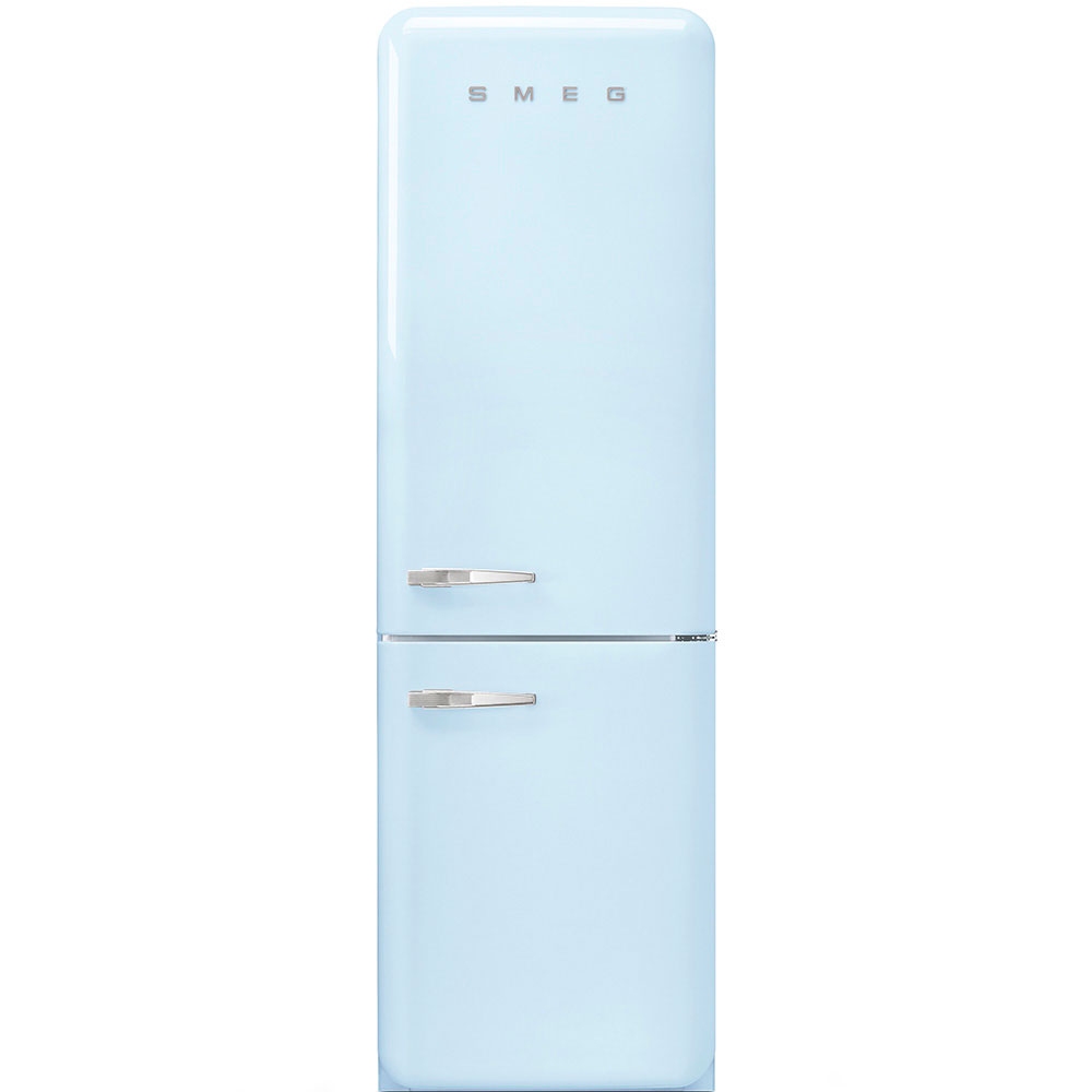 Smeg FAB32RPB5UK 60cm Retro Frost Free Fridge Freezer Right Hand Hinge - PASTEL BLUE