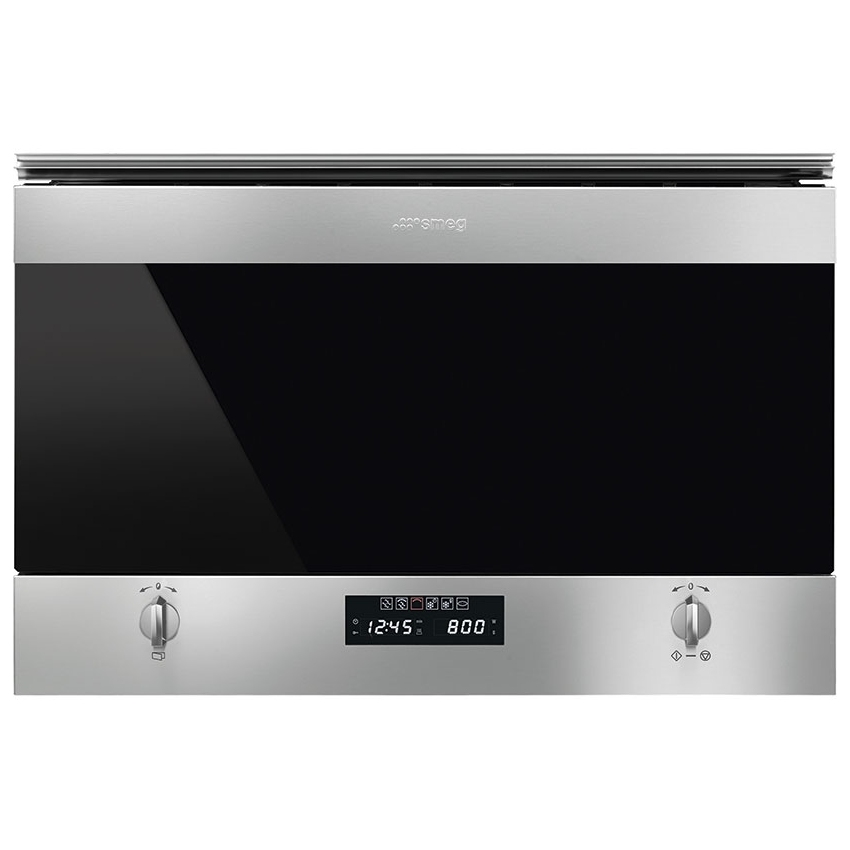 Smeg MP322X1 Classic Built In Microwave & Grill For Wall Unit - STAINLESS STEEL