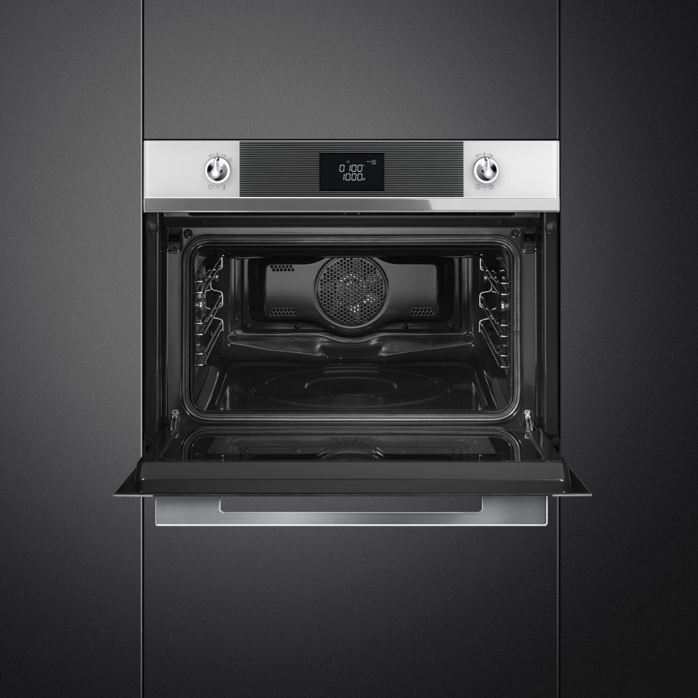 Smeg SF4102MCB Linea Built In Combination Microwave WHITE Appliance