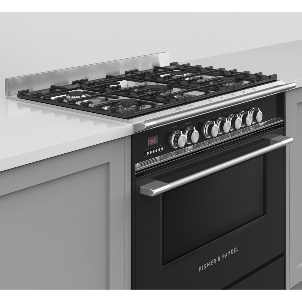 Fisher Paykel OR90SCG4B1 90cm Dual Fuel Range Cooker BLACK