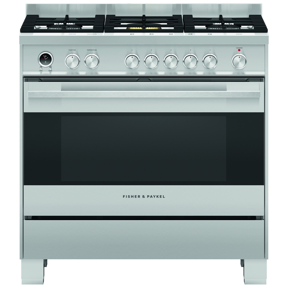 Fisher Paykel OR90SDG6X1 Series 9 90cm Pyrolytic Dual Fuel Range Cooker - STAINLESS STEEL