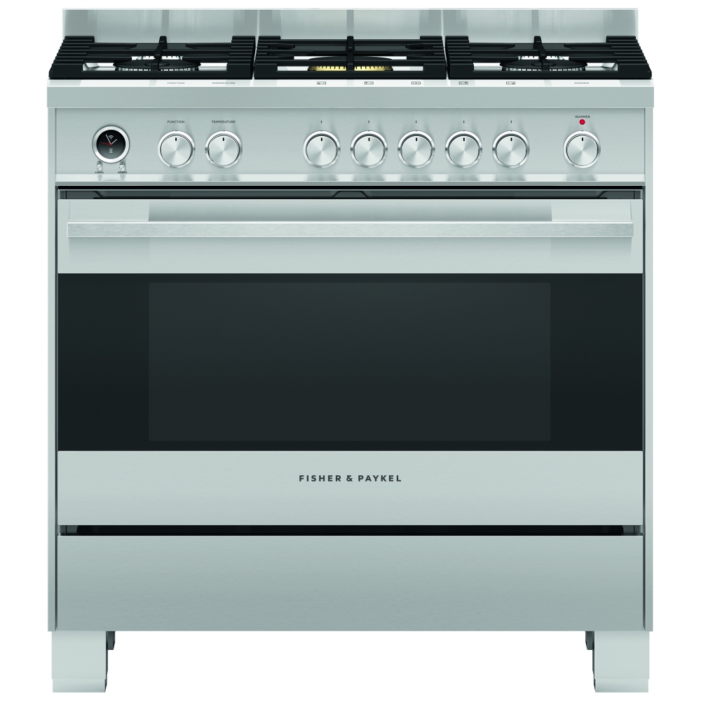 Fisher Paykel OR90SDG6X1 Series 9 90cm Pyrolytic Dual Fuel Range Cooker - STAINLESS STEEL