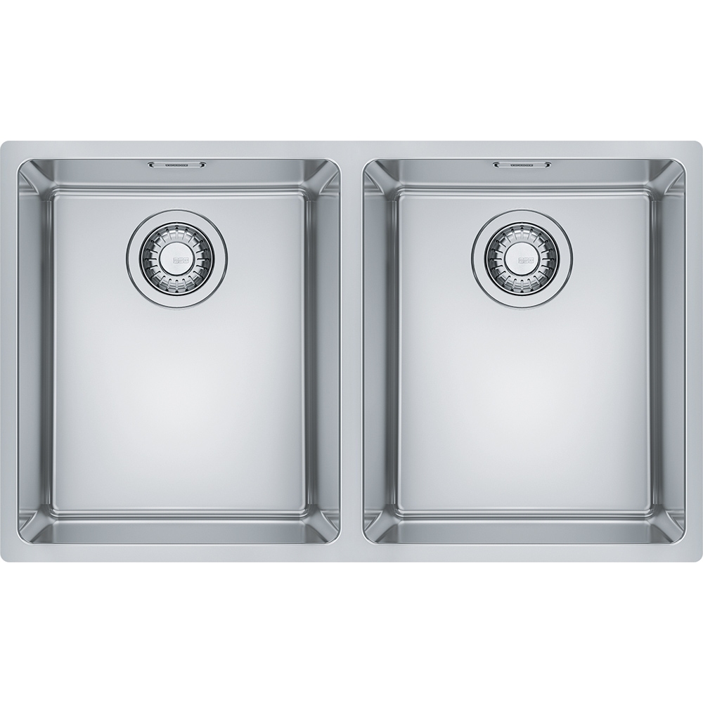 Franke Mrx120 34 34 Maris Bowl Double Bowl Undermount Sink Stainless Steel