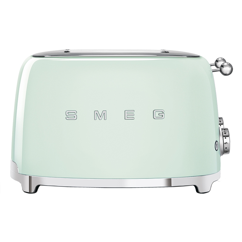 Smeg TSF03PGUK Retro 4 Slice Toaster - PASTEL GREEN