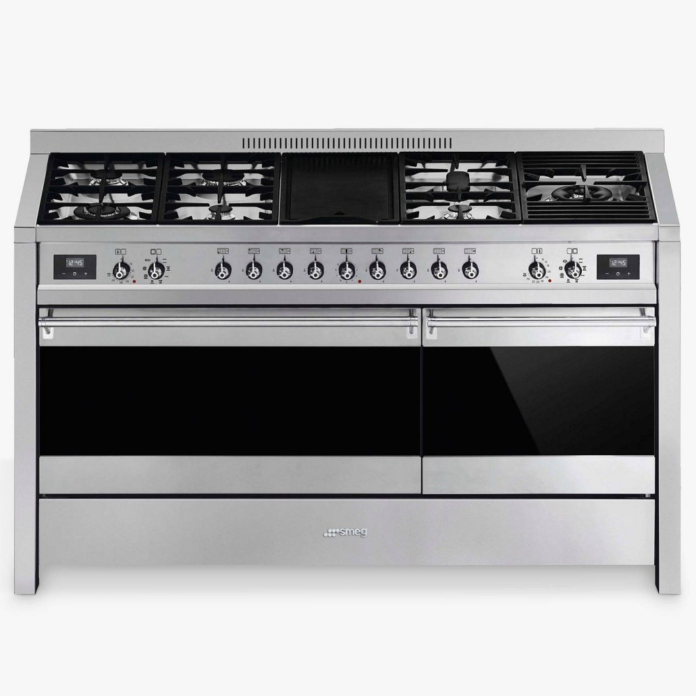 Smeg A5-81 150cm 'Opera' Dual Fuel Range Cooker - STAINLESS STEEL