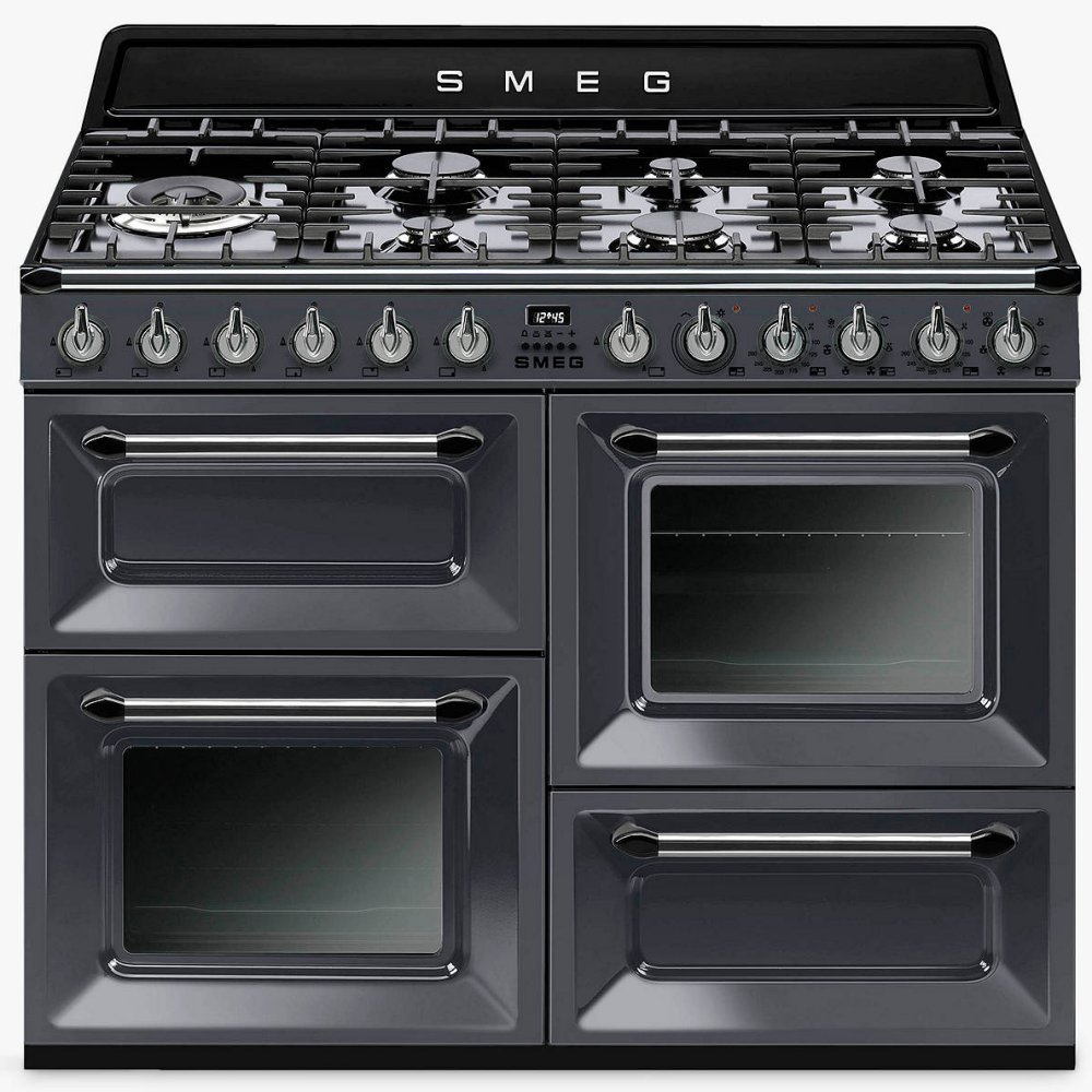 Smeg TR4110GR 110cm Victoria Dual Fuel Range Cooker SLATE Appliance City