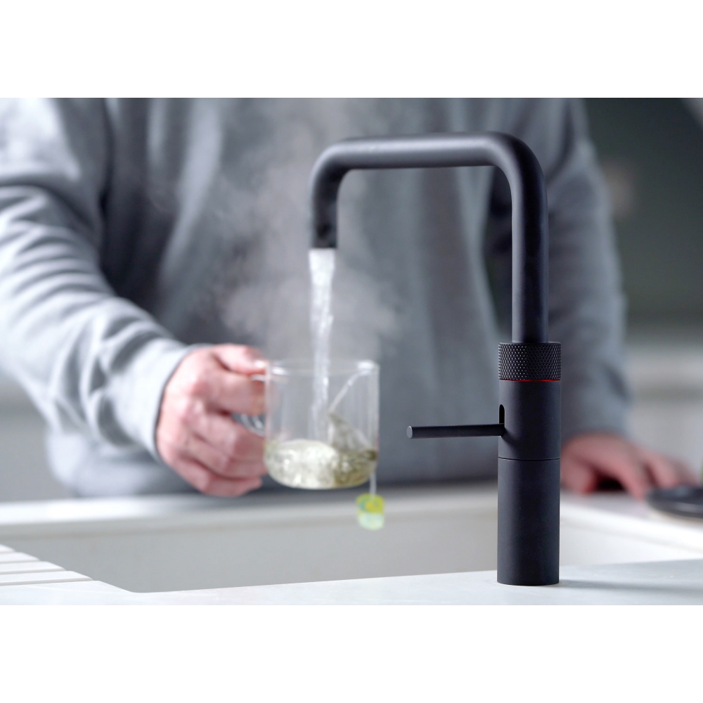 Quooker PRO3 FUSION SQUARE BLACK 3FSBLK Square Fusion 3in1 Boiling