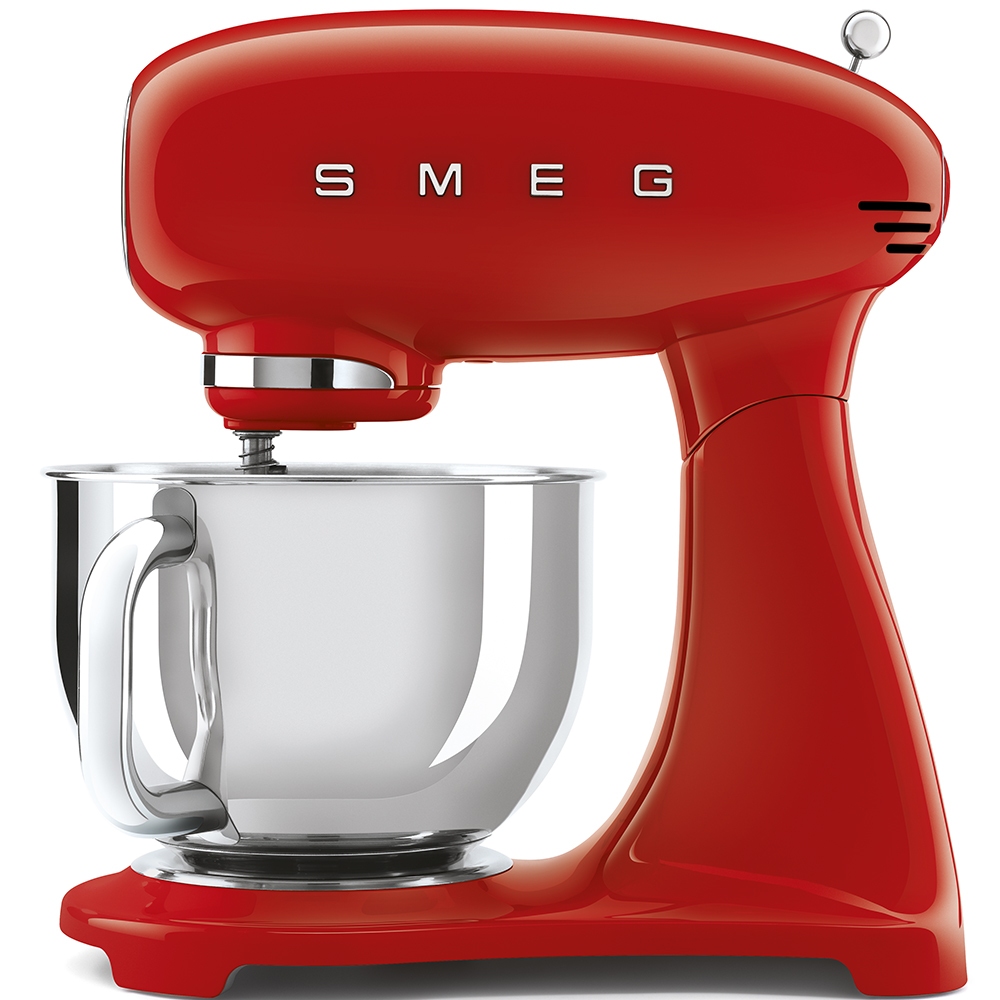 Smeg SMF03RDUK Retro Stand Mixer - RED - Appliance City