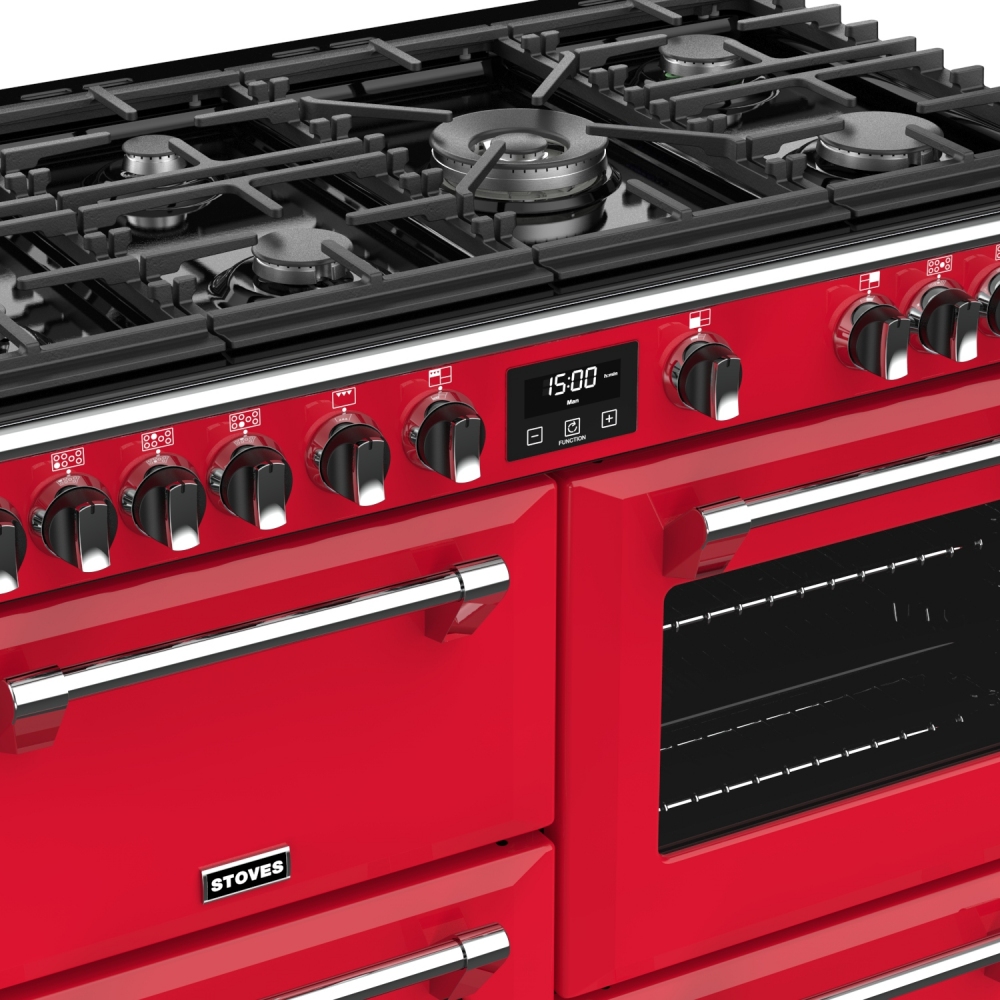 Stoves RICHMOND DX S1000GCBHJA Stoves Richmond 1000mm Gas Range RED
