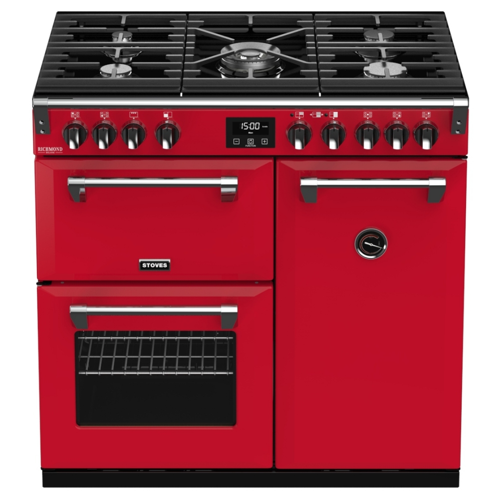 Stoves RICHMOND DX S900GCBHJA Richmond 900mm Gas Range Cooker RED