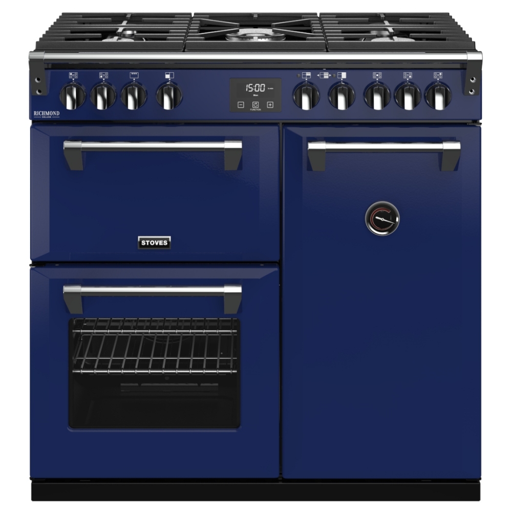 Stoves RICHMOND DX S900GCBMGA Richmond 900mm Gas Range Cooker - BLUE