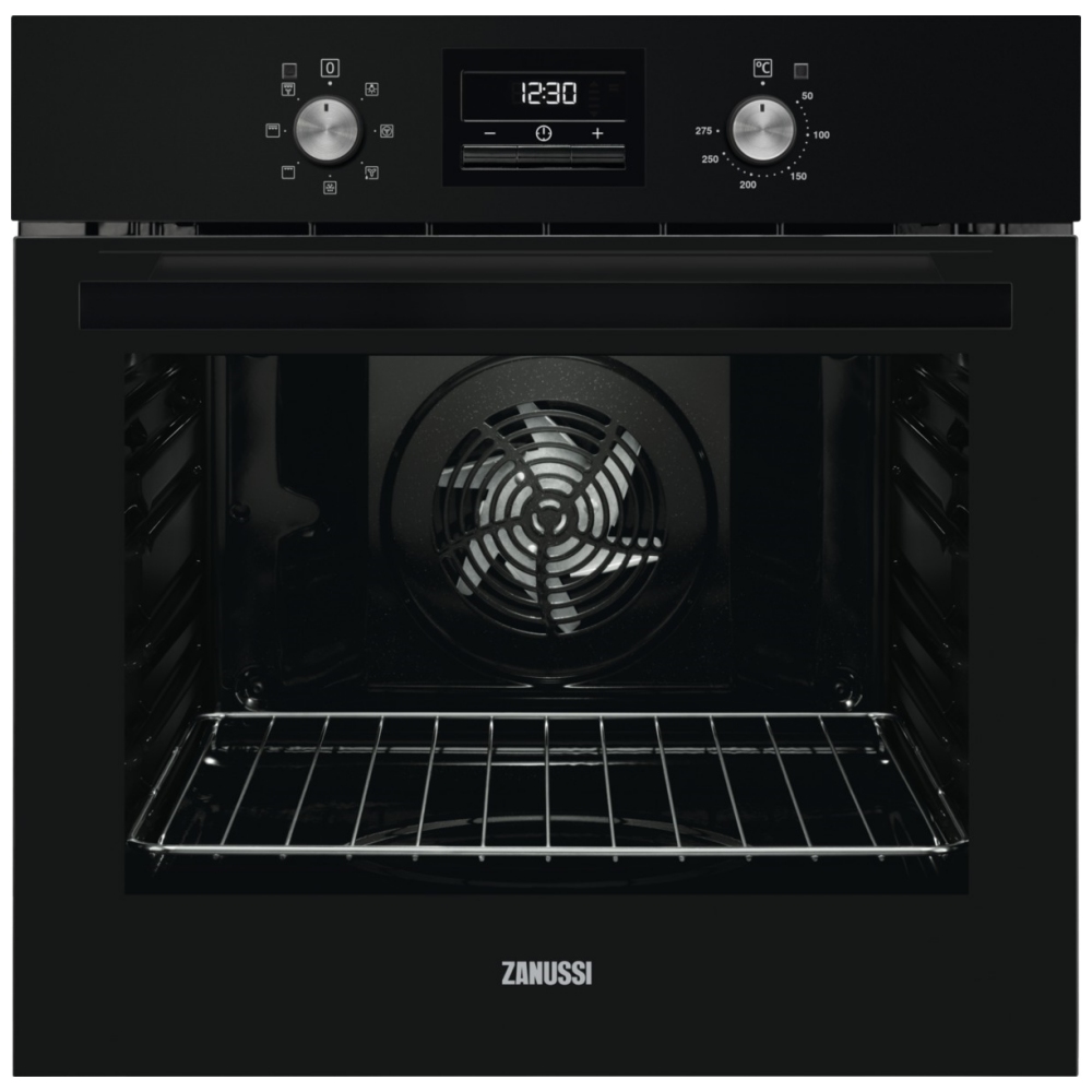 Zanussi ZOB35471BK Built In Single Fan Oven BLACK Appliance City