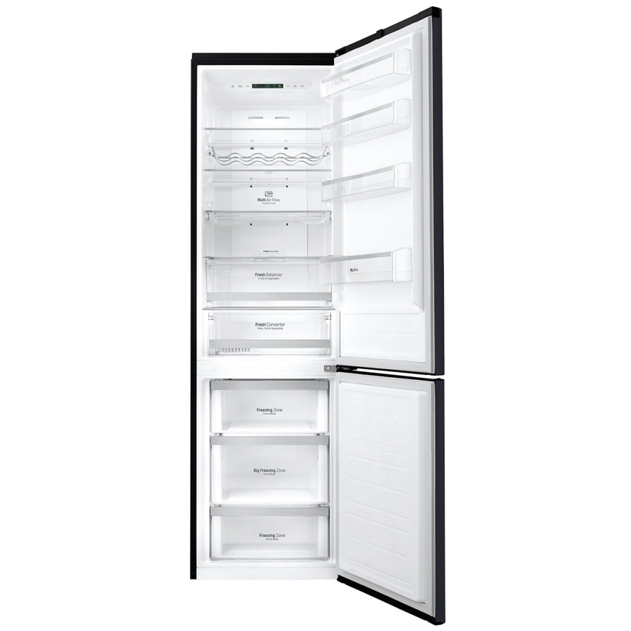 Lg Gbb60mcgfs 60cm Frost Free Fridge Freezer Black Appliance City