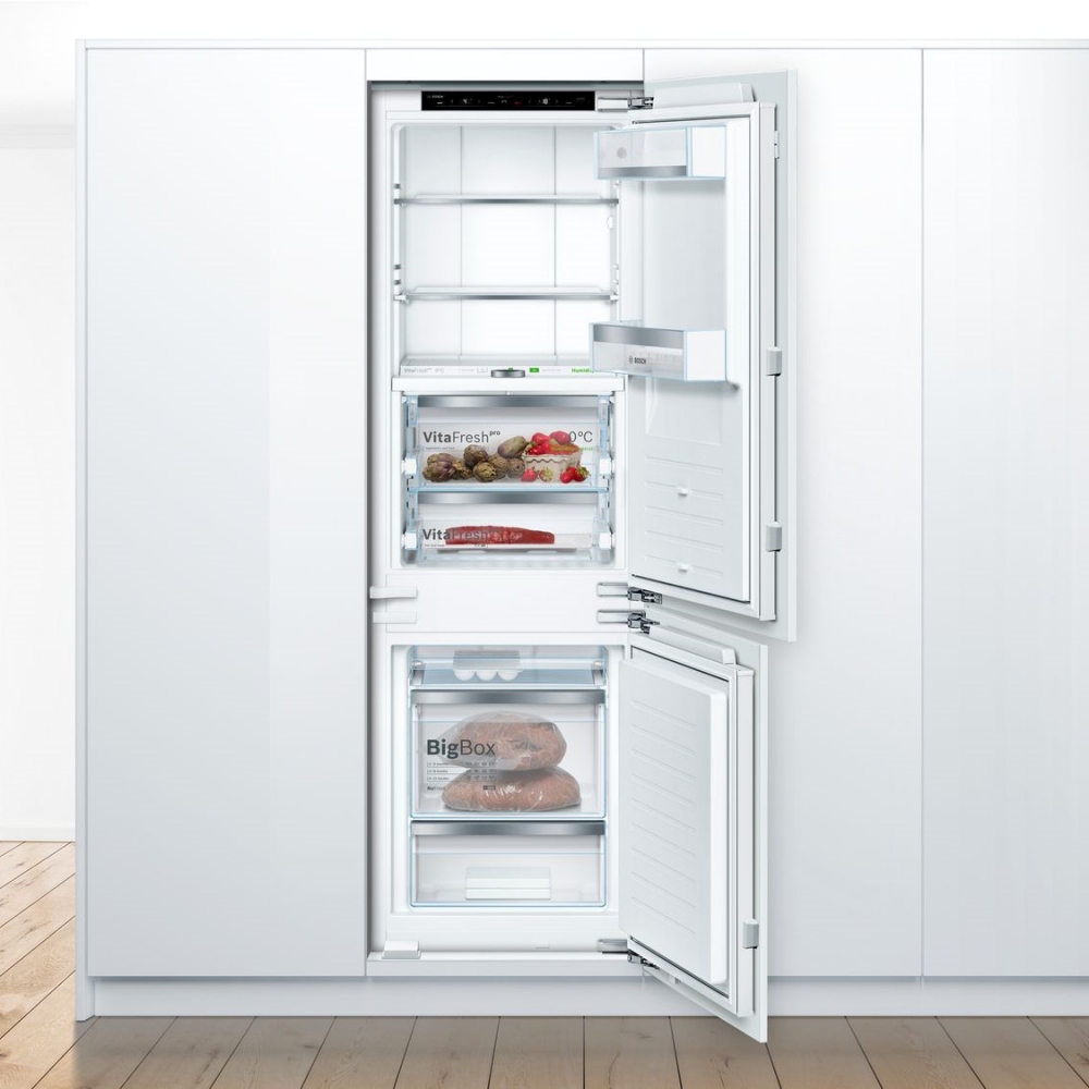 Bosch 60 40 Integrated Fridge Freezer Bosch KIF86PF30 177cm Serie 8 Integrated 60/40 Frost Free Fridge