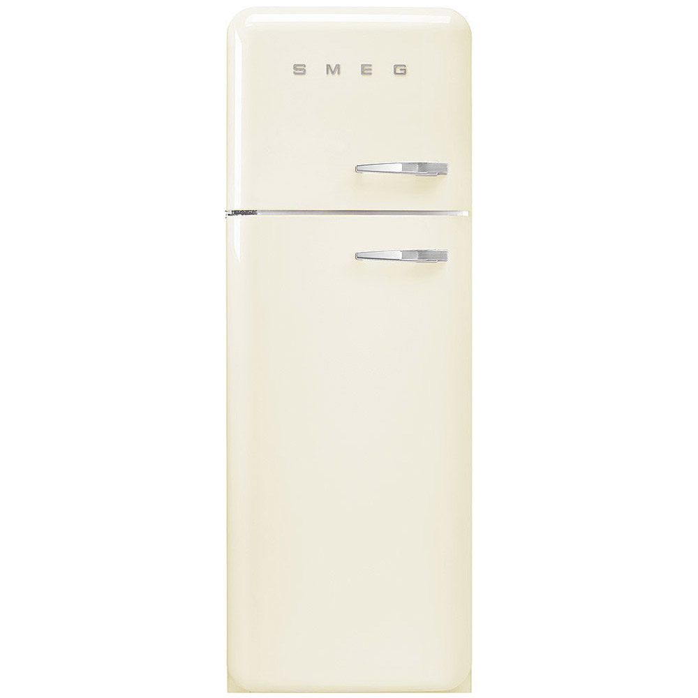 Smeg FAB30LCR5UK 60cm Retro Fridge Freezer Left Hand Hinge – CREAM