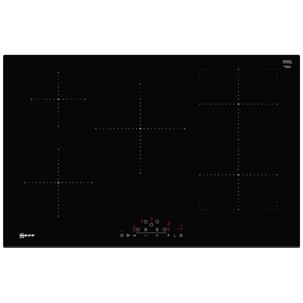 Neff T48FD23X2 80cm Frameless Induction Hob BLACK