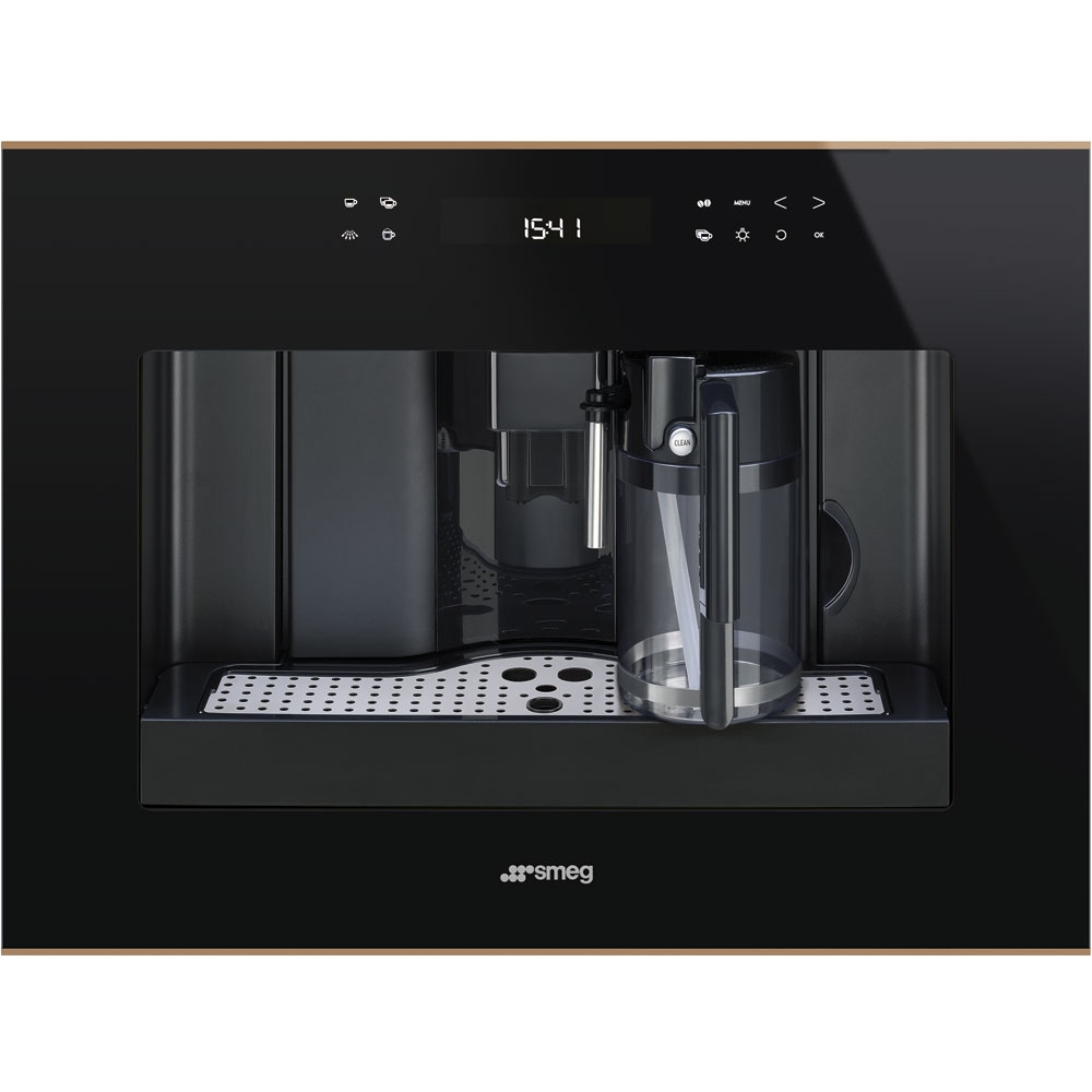Smeg CMS4601NR Dolce Stil Novo Fully Automatic Built In Coffee Machine BLACK Appliance City
