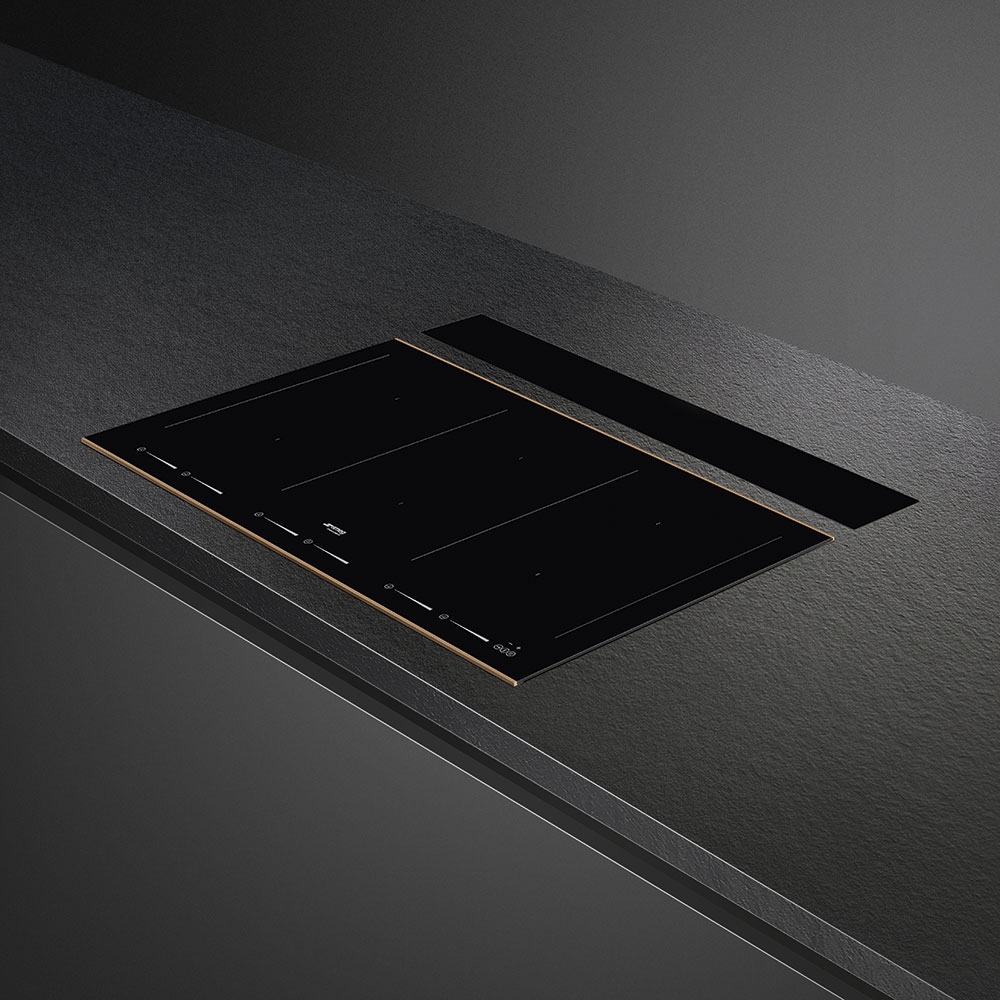 Smeg KSDD90VN2 90cm Dolce Stil Novo Downdraft Extractor BLACK