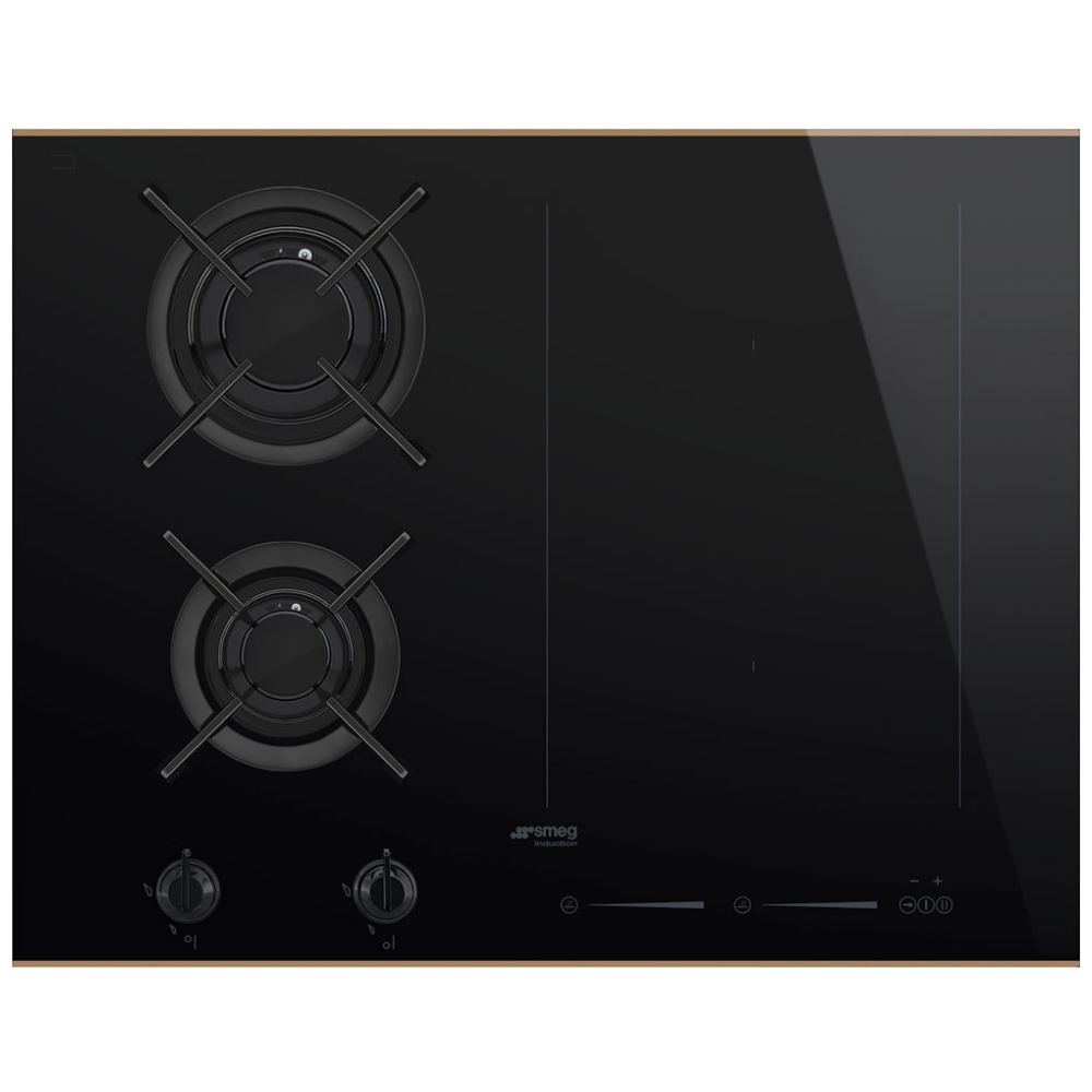 Smeg PM6621WLDR 65cm Dolce Stil Novo Mixed Induction And Gas Hob