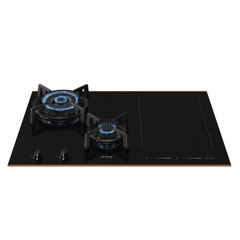 Smeg PM6721WLDR 75cm Dolce Stil Novo Mixed Induction And Gas Hob COPPER Appliance City