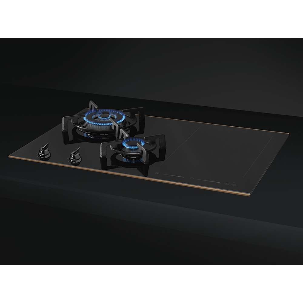 Smeg PM6721WLDR 75cm Dolce Stil Novo Mixed Induction And Gas Hob