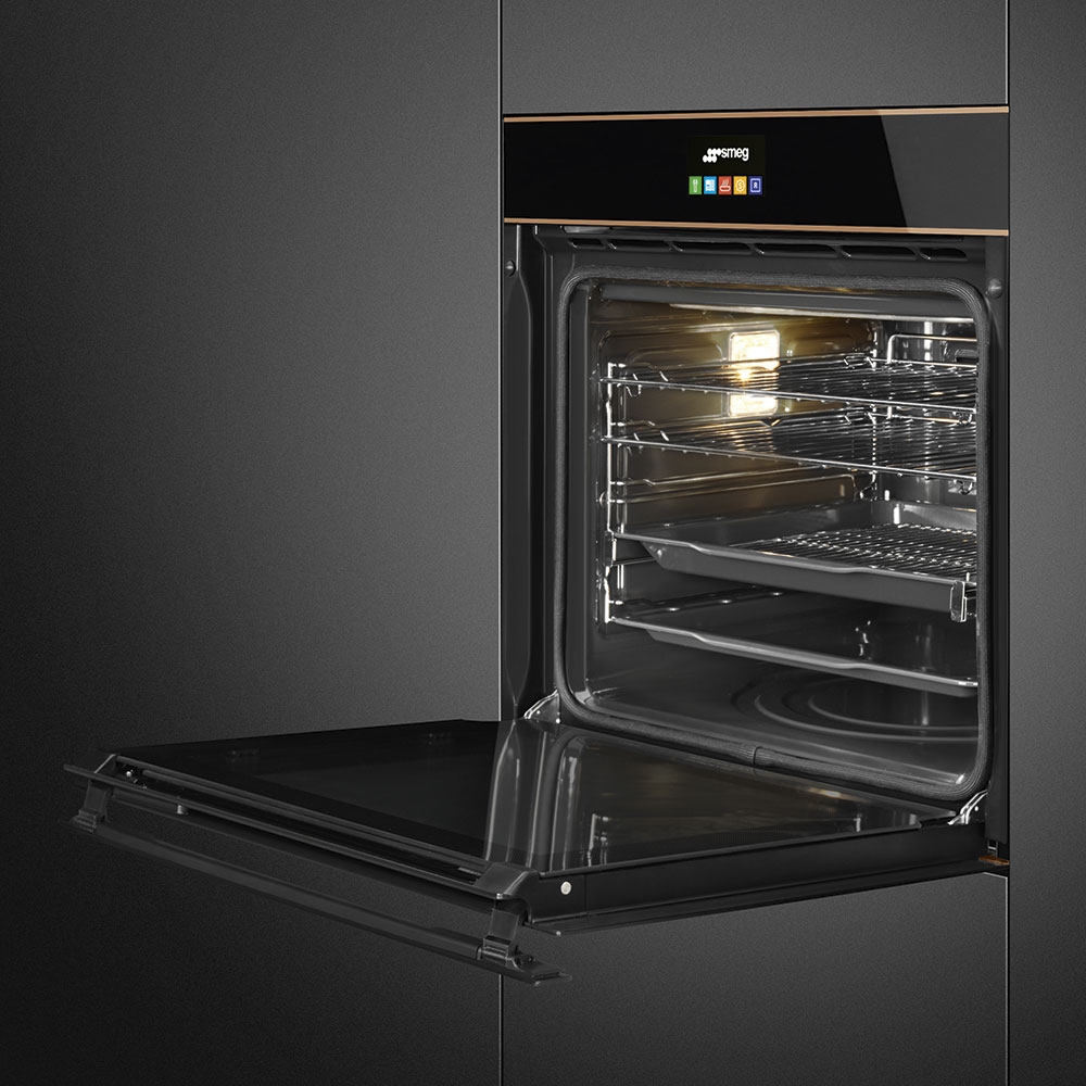 Smeg SFP6604PNRE Dolce Stil Novo Pyrolytic Multifunction Single Oven