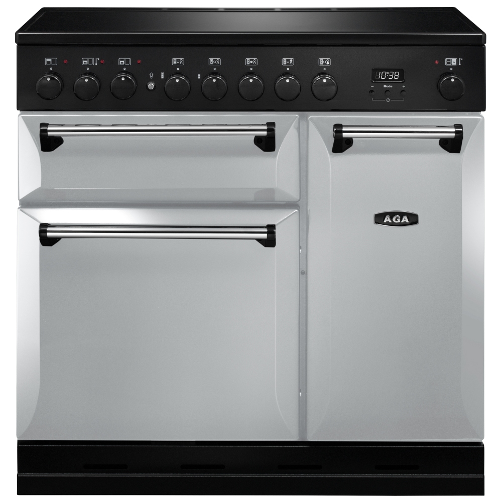 AGA Masterchef MDX90EIPAS Masterchef Deluxe 90cm Induction Range Cooker 121830 - PEARL ASHES