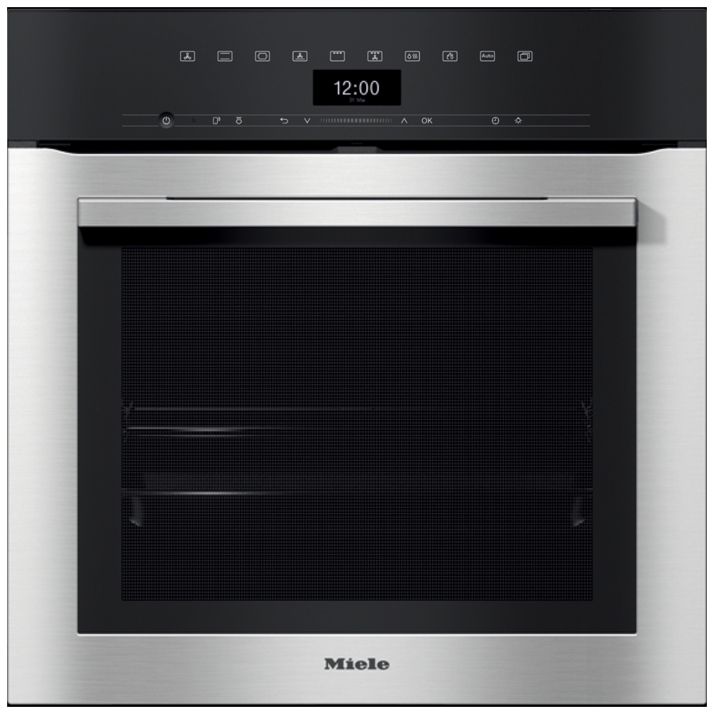 Miele H7364BP ContourLine Pyrolytic Built In Single Oven – STAINLESS STEEL