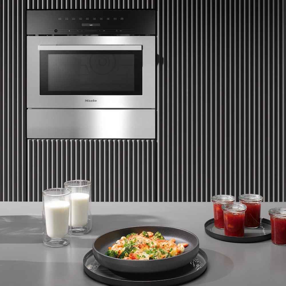 Miele M7140TC ContourLine Built In Combination Microwave STAINLESS STEEL Appliance City