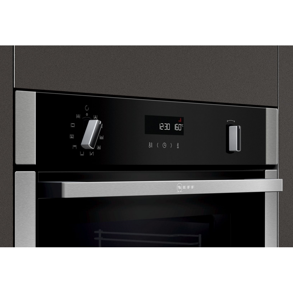 Neff B5ACH7AN0B N50 Slide & Hide Pyrolytic Single Oven STAINLESS