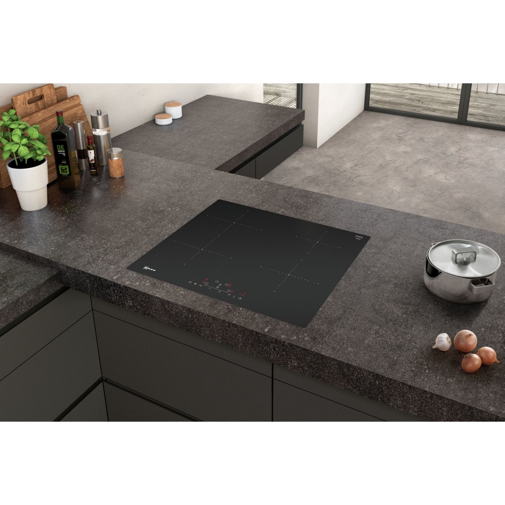 Neff T46PD53X2 60cm Flush Fitted Induction Hob BLACK
