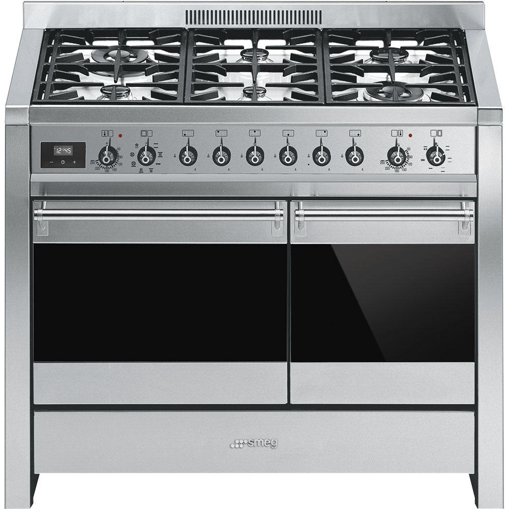 Smeg A2-81 100cm 'Opera' Dual Fuel Range Cooker - STAINLESS STEEL