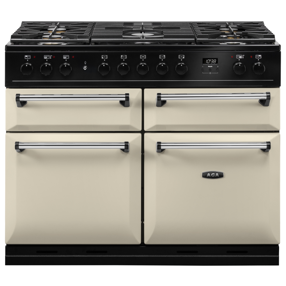 AGA Masterchef MDX110DFCRM Masterchef Deluxe 110cm Dual Fuel Range Cooker 122090 - CREAM