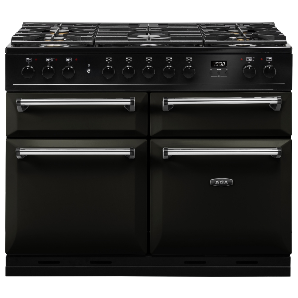 AGA Masterchef MDX110DFPWT Masterchef Deluxe 110cm Dual Fuel Range Cooker 122110 - PEWTER