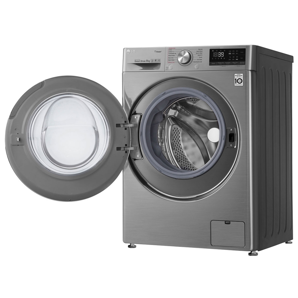 LG F4V709STS 9kg Steam Washing Machine 1400rpm GRAPHITE Appliance City