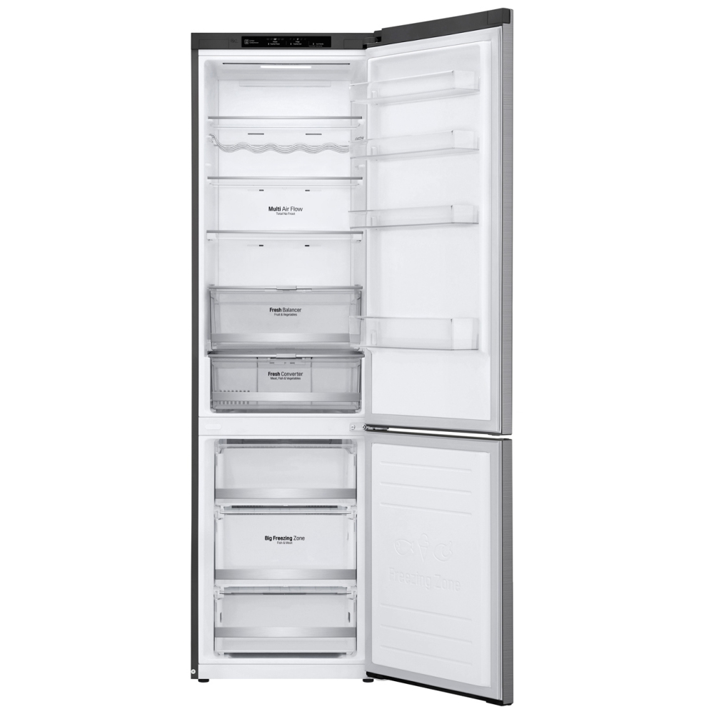 Lg Gbb72pzefn 60cm Frost Free Fridge Freezer Stainless Steel