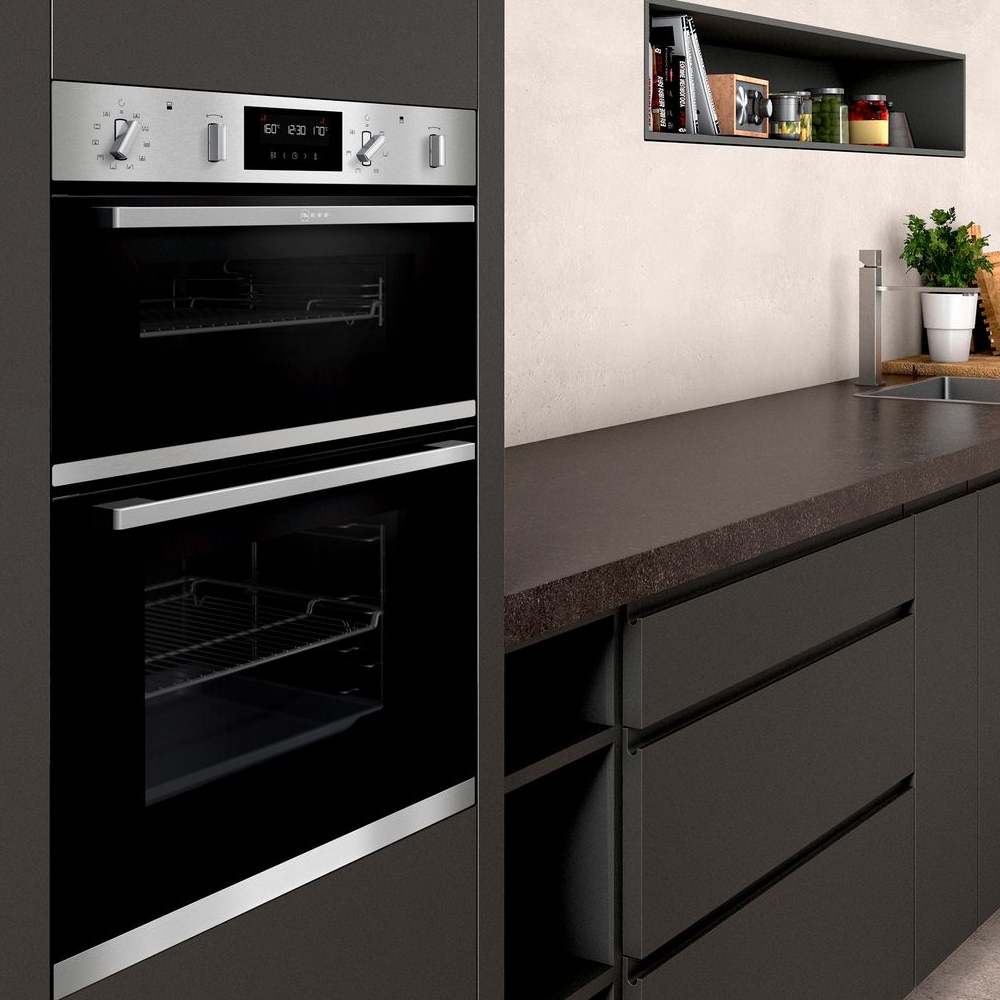 Neff U2GCH7AN0B N50 Pyrolytic CircoTherm Built In Double Oven