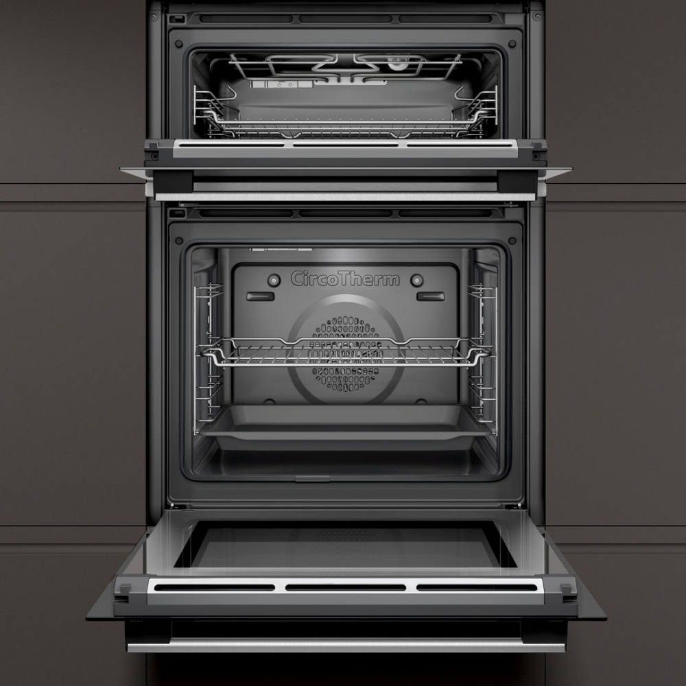Neff U2GCH7AN0B N50 Pyrolytic CircoTherm Built In Double Oven