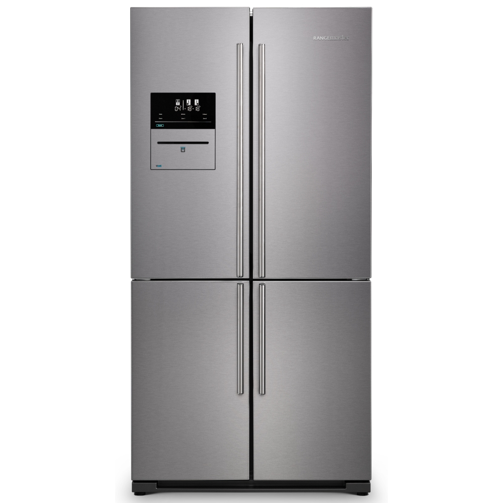 Rangemaster RSXS19SS/C French Style Four Door Fridge Freezer With VSeal